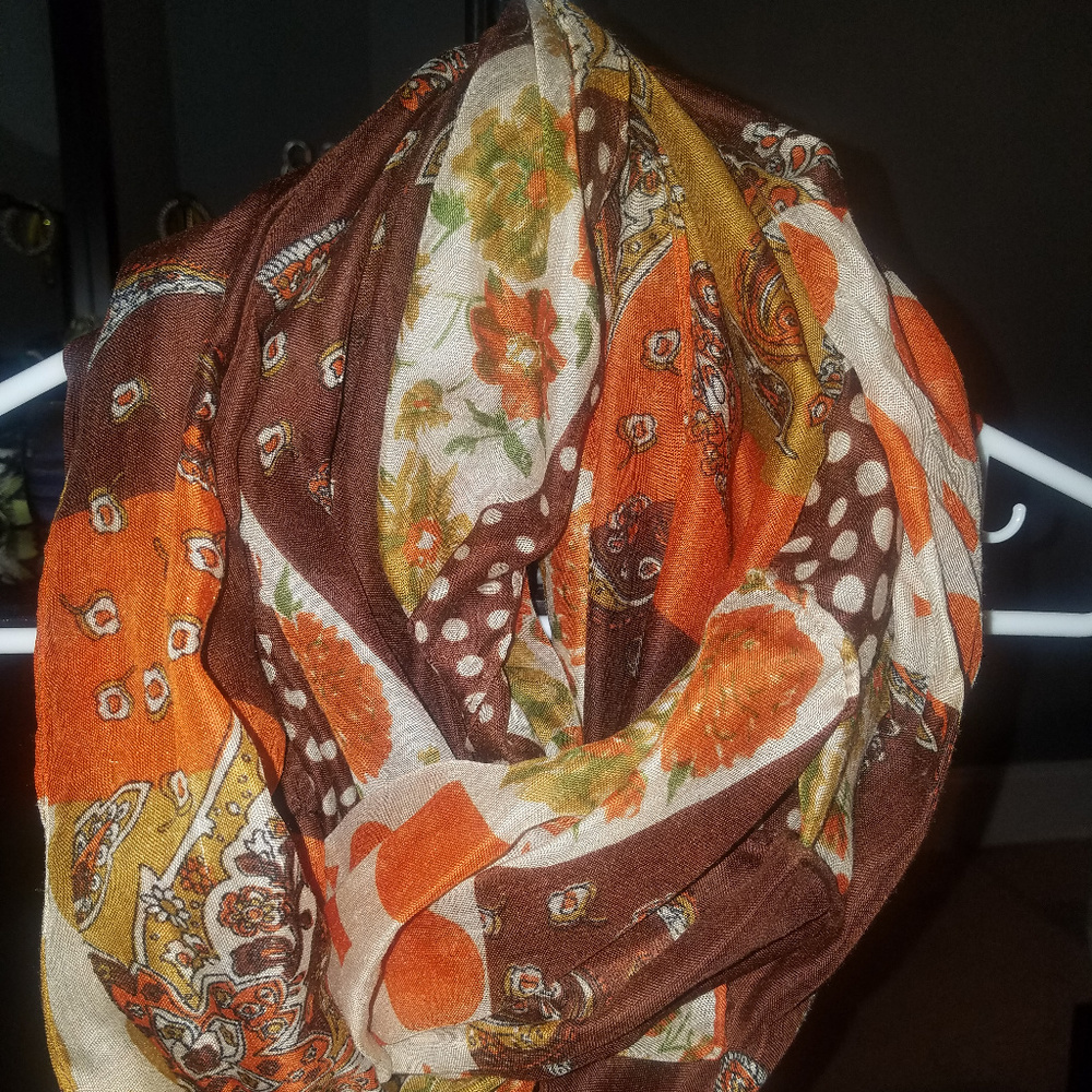 Multi-patterned Infinity Scarf